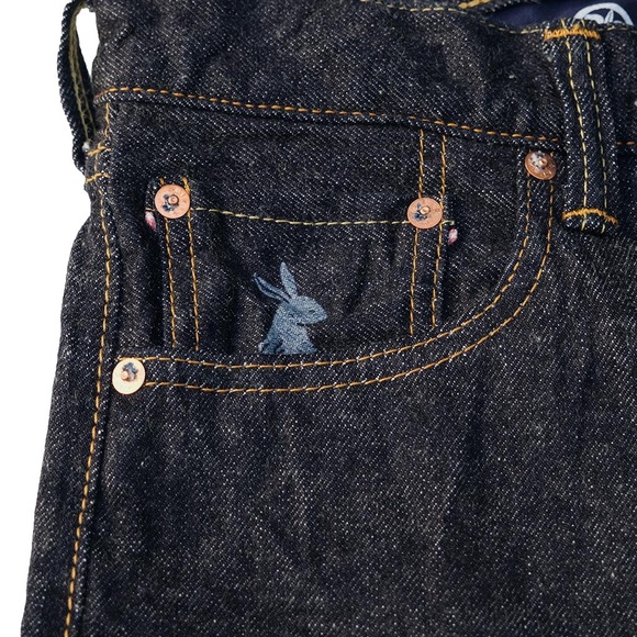 MOMOTARO "YEAR OF THE RABBIT" SELVEDGE JEANS (NARROW TAPERED) - Picture 9 of 16